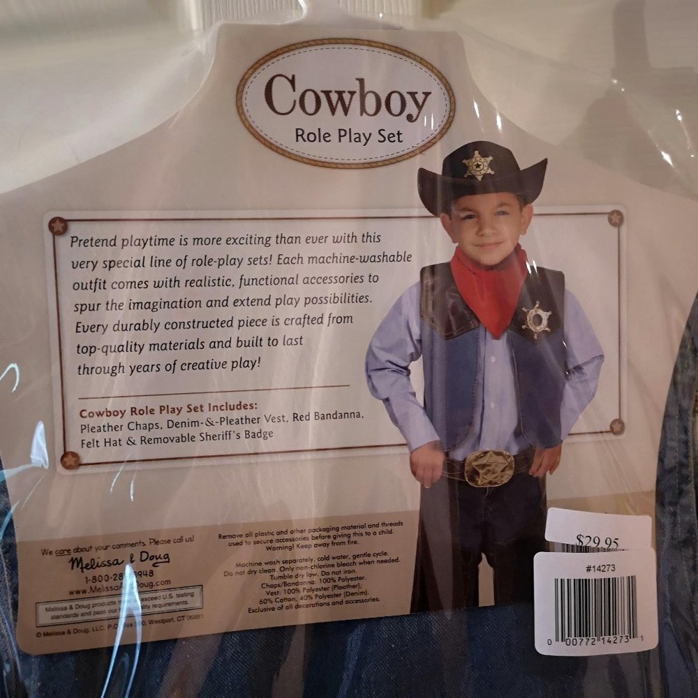 NEW Cowboy Role Play Set - Picture 3 of 4